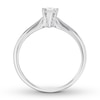 1/2 CT. Pear-Shaped Diamond Solitaire Engagement Ring in 14K White Gold (I/I2)