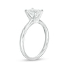 Thumbnail Image 2 of 1 CT. Certified Emerald-Cut Diamond Solitaire Engagement Ring in 14K White Gold (I/I2)