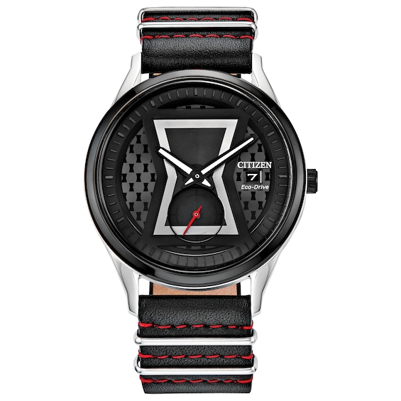 Ladies' Citizen Eco-Drive® Black Widow Grey IP Strap Watch with Black Dial (Model: AW1600-02W) Ladies' Citizen Eco-Drive® Black Widow Grey IP Strap Watch with Black Dial (Model: AW1600-02W)