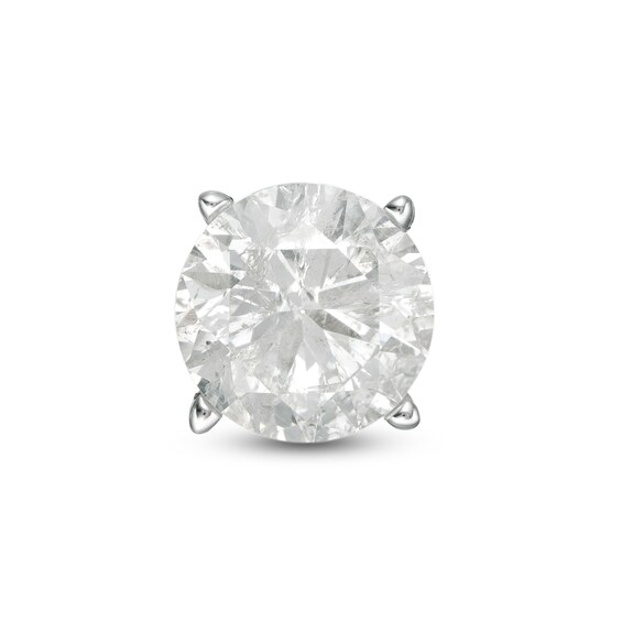 3/4 CT. Diamond Solitaire Single Stud Earring in 14K White Gold (I/I2)