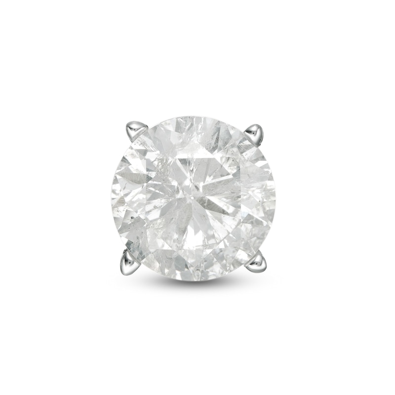 Main Image 1 of 3/4 CT. Diamond Solitaire Single Stud Earring in 14K White Gold (I/I2)