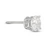 Thumbnail Image 3 of 3/4 CT. Diamond Solitaire Single Stud Earring in 14K White Gold (I/I2)