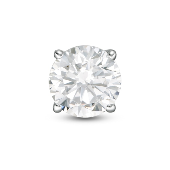 1 CT. Diamond Solitaire Single Stud Earring in 14K White Gold (I/I2)