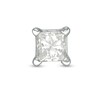 Thumbnail Image 1 of 1/5 CT. Princess-Cut Diamond Solitaire Single Stud Earring in 14K White Gold (I/I2)