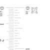 Thumbnail Image 4 of 1/5 CT. Princess-Cut Diamond Solitaire Single Stud Earring in 14K White Gold (I/I2)