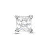 Thumbnail Image 1 of 1/3 CT. Princess-Cut Diamond Solitaire Single Stud Earring in 14K White Gold (I/I2)