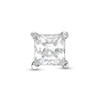 Thumbnail Image 0 of 1/3 CT. Princess-Cut Diamond Solitaire Single Stud Earring in 14K White Gold (I/I2)