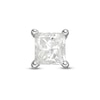 Thumbnail Image 1 of 3/4 CT. Princess-Cut Diamond Solitaire Single Stud Earring in 14K White Gold (I/I2)