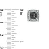 Thumbnail Image 2 of 1/6 CT. T.W. Enhanced Black and White Composite Diamond Frame Stud Earrings in 10K White Gold