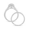 1 CT. T.W. Composite Oval Diamond Bridal Set in 10K White Gold