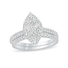 Thumbnail Image 0 of 1 CT. T.W. Composite Marquise Diamond Bridal Set in 10K White Gold