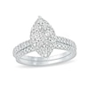Thumbnail Image 1 of 1 CT. T.W. Composite Marquise Diamond Bridal Set in 10K White Gold