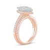 Thumbnail Image 1 of 1 CT. T.W. Composite Marquise Diamond Bridal Set in 10K Rose Gold
