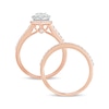 Thumbnail Image 3 of 1 CT. T.W. Composite Marquise Diamond Bridal Set in 10K Rose Gold