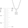 Thumbnail Image 3 of 1/5 CT. Diamond Solitaire Pendant in 10K White Gold (I/I2)
