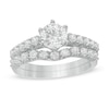 Thumbnail Image 0 of 1-1/2 CT. T.W. Diamond Bridal Set in 10K White Gold