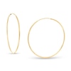 Thumbnail Image 0 of 40.0mm Continuous Tube Hoop Earrings in 10K Gold