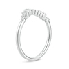 Thumbnail Image 2 of 1/5 CT. T.W. Baguette and Round Diamond Chevron Ring in 10K White Gold