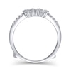Thumbnail Image 3 of 3/8 CT. T.W. Diamond Zig-Zaq Starburst Solitaire Enhancer in 14K White Gold