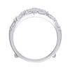 Thumbnail Image 3 of 3/4 CT. T.W. Baguette and Round Diamond Chevron Solitaire Enhancer in 14K White Gold
