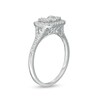 Thumbnail Image 3 of 1/2 CT. T.W. Baguette and Round Diamond Sideways Rectangle Ring in 10K White Gold