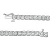 Thumbnail Image 2 of 1 CT. T.W. Diamond Square Tennis Bracelet in 10K White Gold