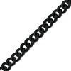Thumbnail Image 1 of 1 CT. T.W. Black Diamond Curb Chain Bracelet in Solid Sterling Silver with Black Rhodium - 8.0."