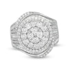 Thumbnail Image 1 of 1 CT. T.W. Composite Diamond Swirl Frame Ring in Sterling Silver