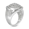 Thumbnail Image 3 of 1 CT. T.W. Composite Diamond Swirl Frame Ring in Sterling Silver