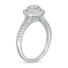 Thumbnail Image 3 of 1/2 CT. T.W. Diamond Double Oval Frame Engagement Ring in 10K White Gold