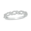 Thumbnail Image 1 of 1/15 CT. T.W. Diamond Loose Braid Band in 10K White Gold