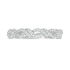 Thumbnail Image 4 of 1/15 CT. T.W. Diamond Loose Braid Band in 10K White Gold