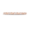 Thumbnail Image 4 of 1/20 CT. T.W. Diamond Cascading Duos Twist Band in 10K Rose Gold