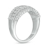 Thumbnail Image 2 of 1/4 CT. T.W. Diamond Multi-Row Ring in 10K White Gold