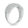 Thumbnail Image 3 of 1/4 CT. T.W. Diamond Multi-Row Ring in 10K White Gold