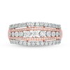 Thumbnail Image 4 of 1/4 CT. T.W. Diamond Multi-Row Ring in 10K Rose Gold