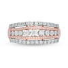 Thumbnail Image 3 of 1/4 CT. T.W. Diamond Multi-Row Ring in 10K Rose Gold