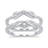 Thumbnail Image 1 of 3/8 CT. T.W. Diamond Double Infinity Enhancer in 10K White Gold
