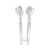 Thumbnail Image 2 of 3/8 CT. T.W. Diamond Double Infinity Enhancer in 10K White Gold