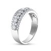 7/8 CT. T.W. Diamond Edge Vintage-Style Anniversary Band in 14K White Gold