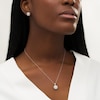 Thumbnail Image 2 of 1 CT. T.W. Diamond Double Frame Pendant and Stud Earrings Set in 10K White Gold