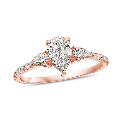 Certified Black Diamond Pear Shape Ring Birthday Gift Wedding Ring,Engagement Ring Gift For Friend 3ct,4ct