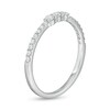 Thumbnail Image 3 of 1/4 CT. T.W. Diamond Three Stone Anniversary Band in 14K White Gold