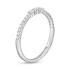 Thumbnail Image 2 of 1/4 CT. T.W. Diamond Three Stone Anniversary Band in 14K White Gold