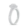 Thumbnail Image 2 of 5/8 CT. T.W. Oval Diamond Double Frame Bridal Set in 10K White Gold