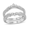Thumbnail Image 1 of 3/4 CT. T.W. Pear-Shaped Diamond Contour Vintage-Style Solitaire Enhancer in 14K White Gold