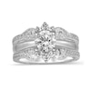 Thumbnail Image 4 of 3/4 CT. T.W. Pear-Shaped Diamond Contour Vintage-Style Solitaire Enhancer in 14K White Gold