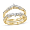 Thumbnail Image 1 of 3/4 CT. T.W. Pear-Shaped Diamond Double Crown Vintage-Style Solitaire Enhancer in 14K Gold
