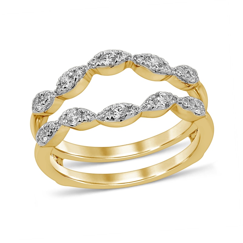 Main Image 1 of 1/2 CT. T.W. Diamond Marquise Solitaire Enhancer in 14K Gold