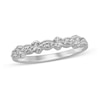 Thumbnail Image 1 of 1/6 CT. T.W. Diamond Vintage-Style Anniversary Band in 10K White Gold